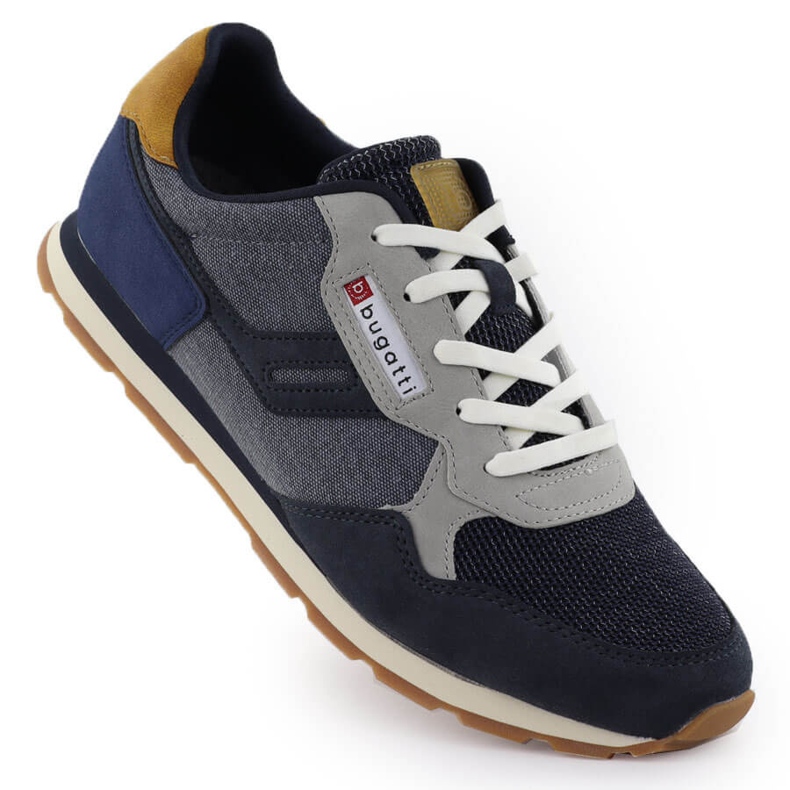 Men's sports shoes navy blue bugatti rr153135