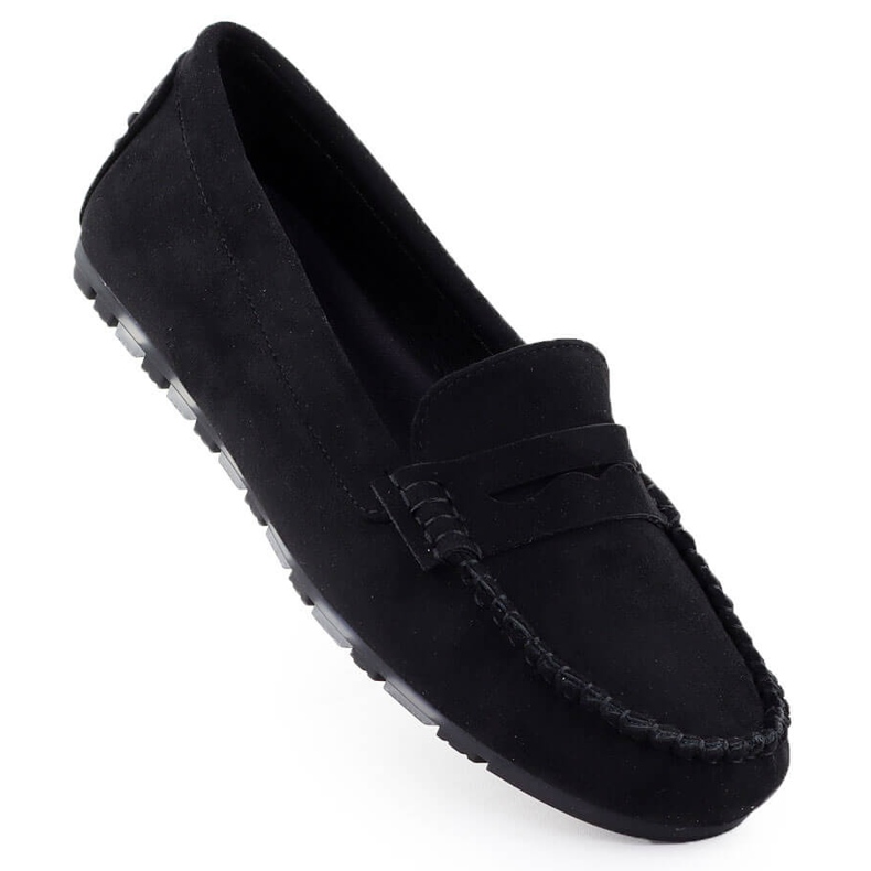 Moccasins Women's Black Evento 7673 Women's Suede Shoes Moccasins Women's Black Evento 7673 Women's Suede Shoes
