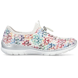 Women's sports shoes openwork white rieker l3252-90