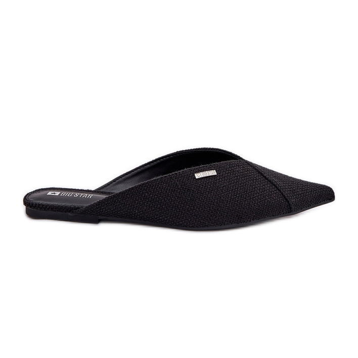 Women's flip flops with pointed toes Big Star RR274210 black