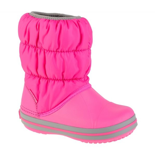 Girls' snow boots Crocs Winter Puff Boot 14613-6TR pink Girls' snow boots Crocs Winter Puff Boot 14613-6TR pink