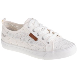 Women's big star w274925 lace sneakers white Women's big star w274925 lace sneakers white