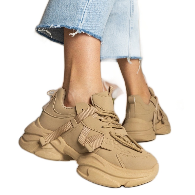 Brown women's massive sports sneakers Brown women's massive sports sneakers