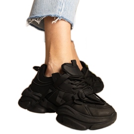 Black sneakers women's massive sports Black sneakers women's massive sports