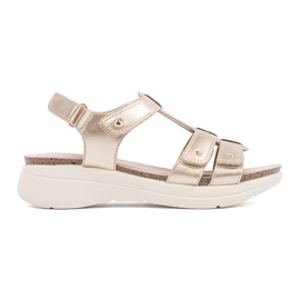 Goodin Comfortable women's gold sandals golden Goodin Comfortable women's gold sandals golden