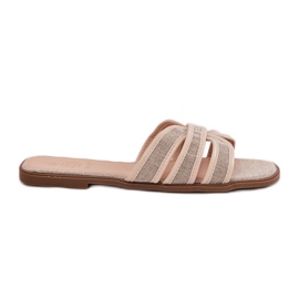 Classic women's flat beige
