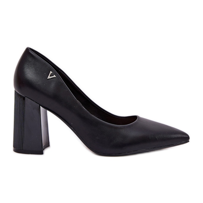 Elegant pumps on the Vinceza 62220 Black Post Elegant pumps on the Vinceza 62220 Black Post