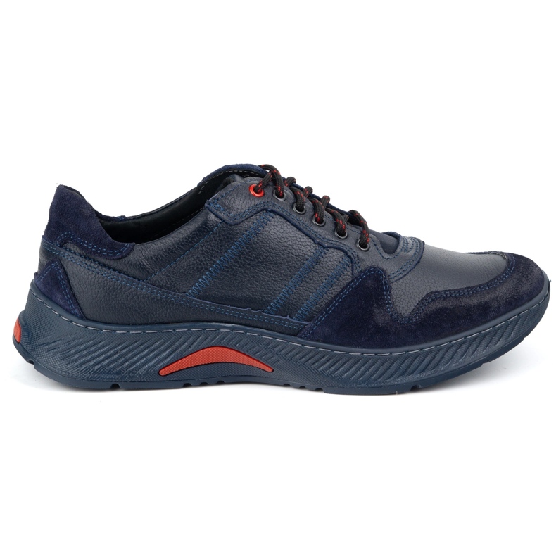 Olivier Men's leather lace -up shoes SPORT STYLE 315GT FLOTER FLOTER blue Olivier Men's leather lace -up shoes SPORT STYLE 315GT FLOTER FLOTER blue