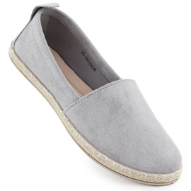 Espadrilles Women's sliding suede gray potocki py16332 grey