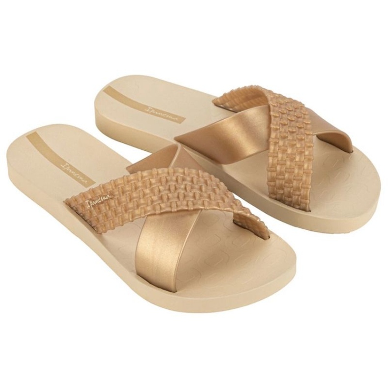 IPANEMA SLEEMS SLIDE FEM 27214 BC274 Gold flops golden
