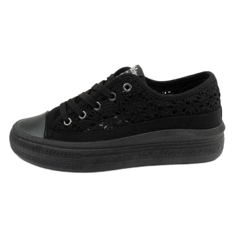 Lee Cooper LCW-23-44-1618L Shoes Black lace sneakers Lee Cooper LCW-23-44-1618L Shoes Black lace sneakers