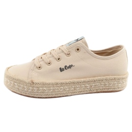 Lee Cooper LCW-25-44-3215L shoes beige espadrilles Lee Cooper LCW-25-44-3215L shoes beige espadrilles