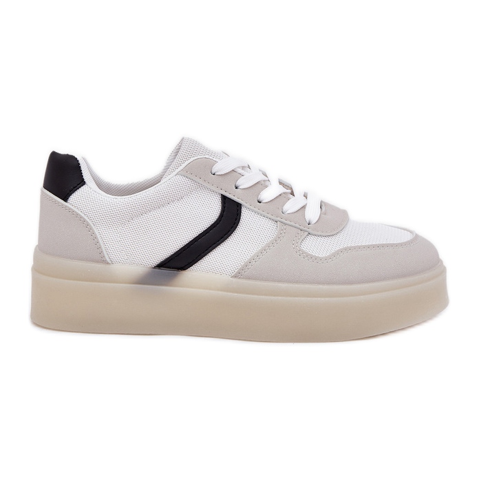 Low Women's Sneakers On The Platform White