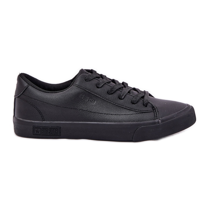 Men's classic low eco leather sneakers big star nn174252 black