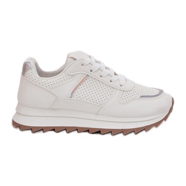 Women's Platform Sports Shoes White