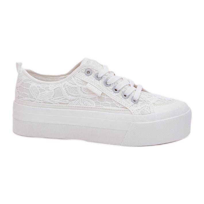 Big Star RR274747 Women's Lace Sneakers white