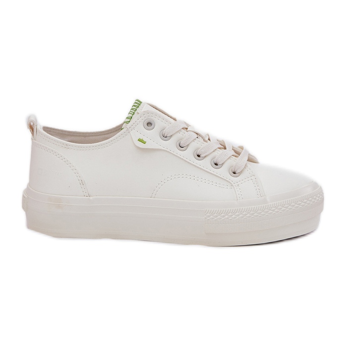 Women's sneakers on platform with eco leather big star rr274a295 white Women's sneakers on platform with eco leather big star rr274a295 white