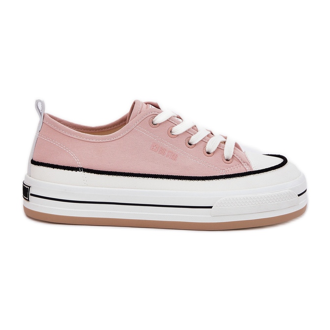 Women's Big Star NN274207 pink sneakers