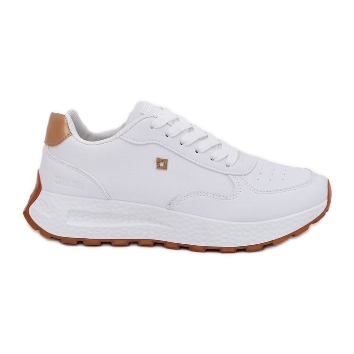 Lightweight women's sports shoes big star rr274629 hi-Polish white system