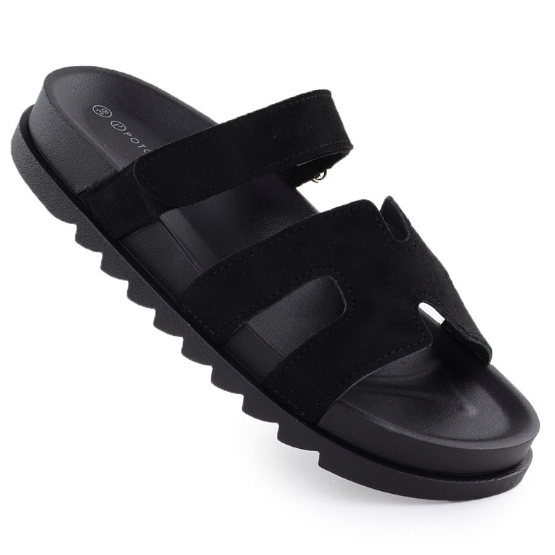 Women's slippers Black Potocki GN17303