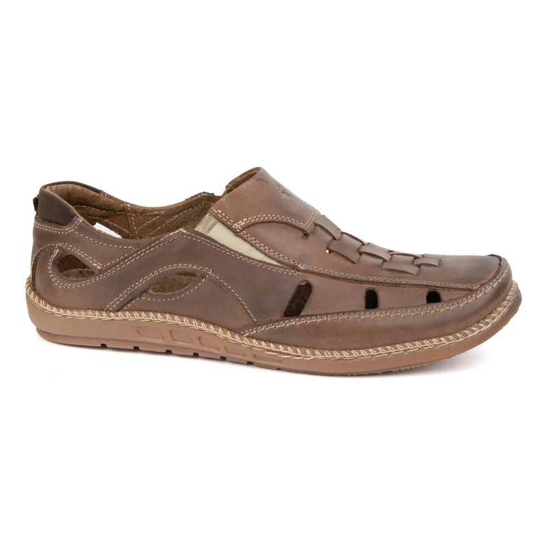 Olivier Broken men's breathable shoes brown