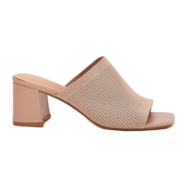 Women's heels like beige