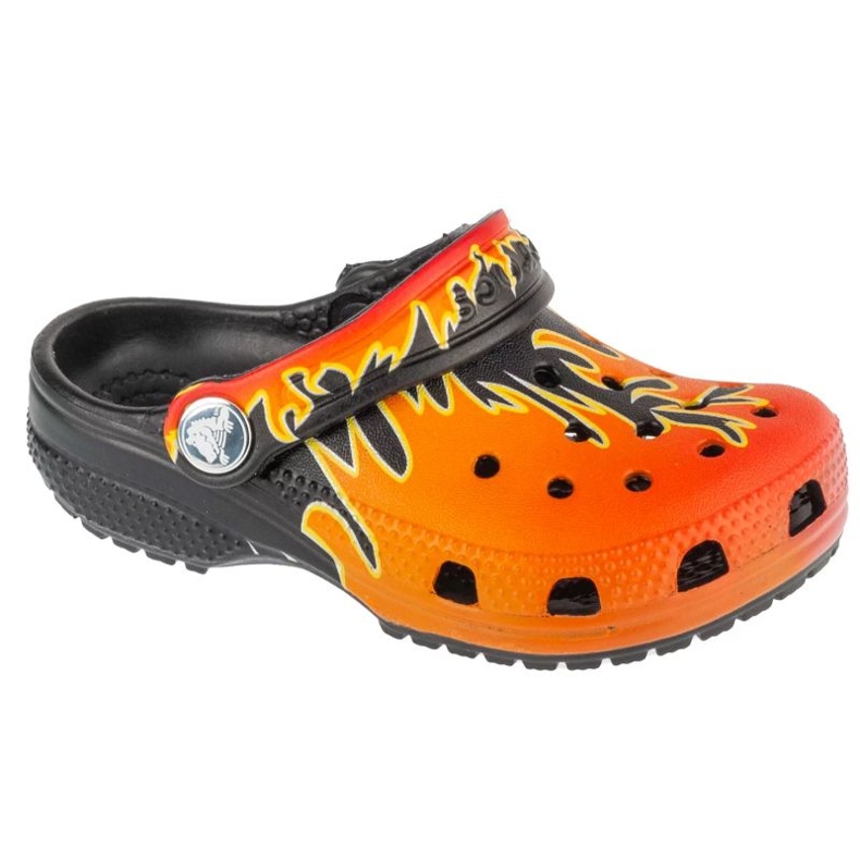 Crocs classic flame clogs kids t 211214-0c4 flip-flops orange
