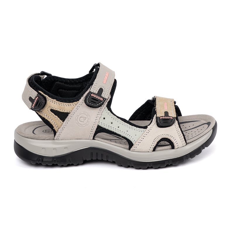 Goodin Multicolored sports sandals beige