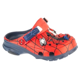 Crocs Team Spiderman All Terain Clog 208786-410 flip-flops red