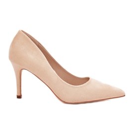 Eco suede heels beige Eco suede heels beige