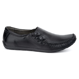 Olivier Men's shoes leather loafers inserted 306kz black Olivier Men's shoes leather loafers inserted 306kz black