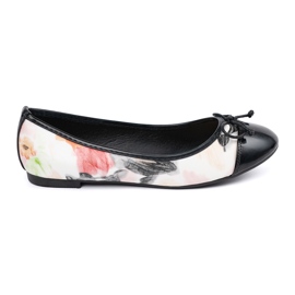 Colorful ballerinas with a black nose multicolored