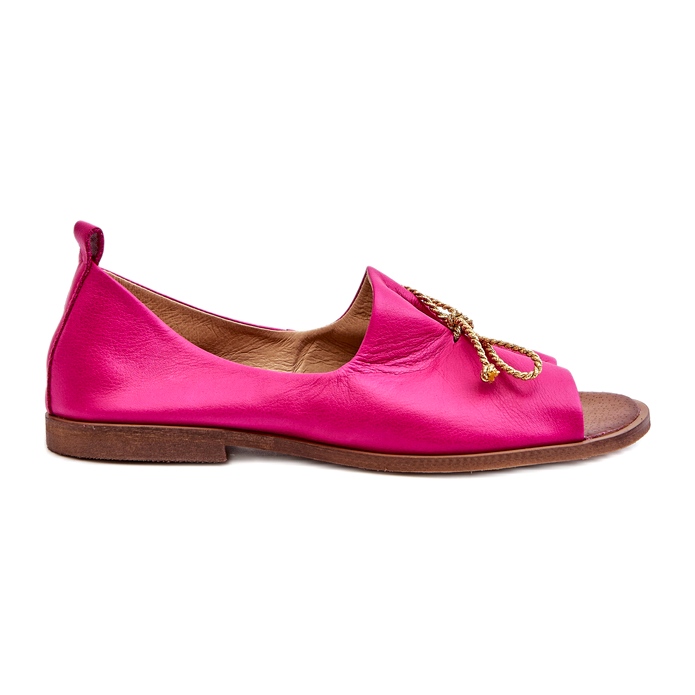 Zazoo 2660 Women's Leather Ballerina Shoes Fuchsia pink Zazoo 2660 Women's Leather Ballerina Shoes Fuchsia pink