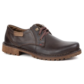 Men's leather shoes Olivier 312gt dark brown Men's leather shoes Olivier 312gt dark brown