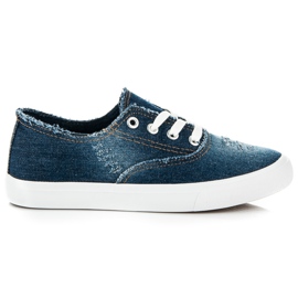 American Club Denim Sneakers blue