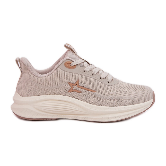 Sneakers sports shoes women's big star rr274a145 hi-Polish beige system