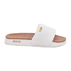 Women's slippers big star rr274a103 white Women's slippers big star rr274a103 white