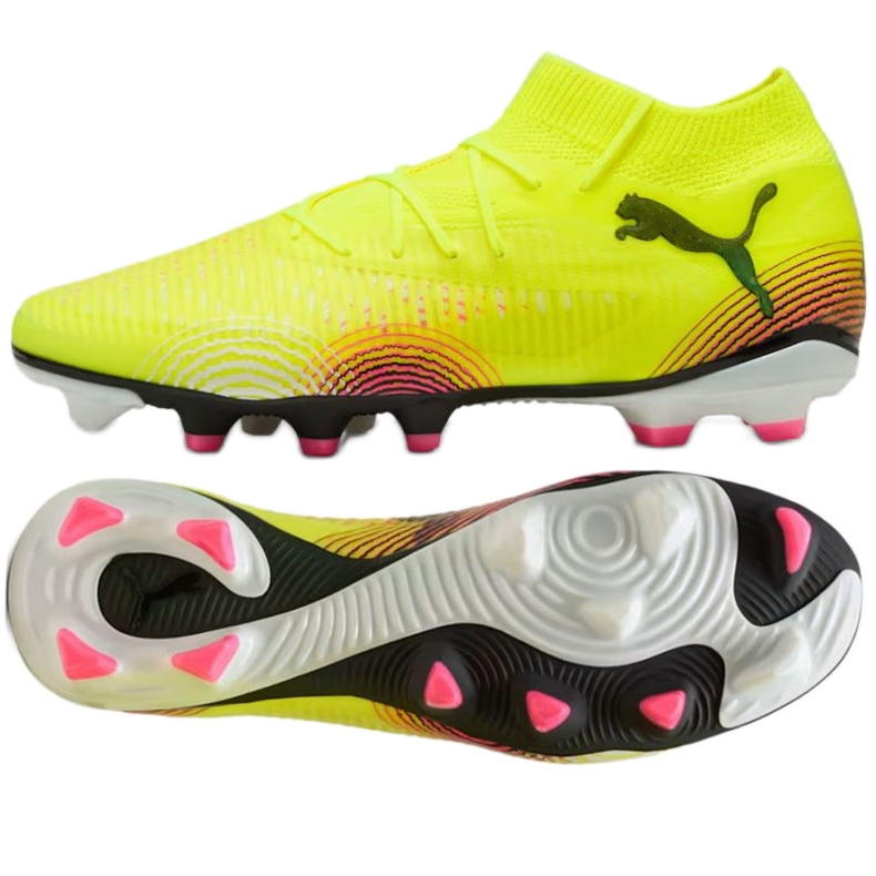 Puma Future 8 Pro FG/AG 108139-03 football shoes yellow Puma Future 8 Pro FG/AG 108139-03 football shoes yellow