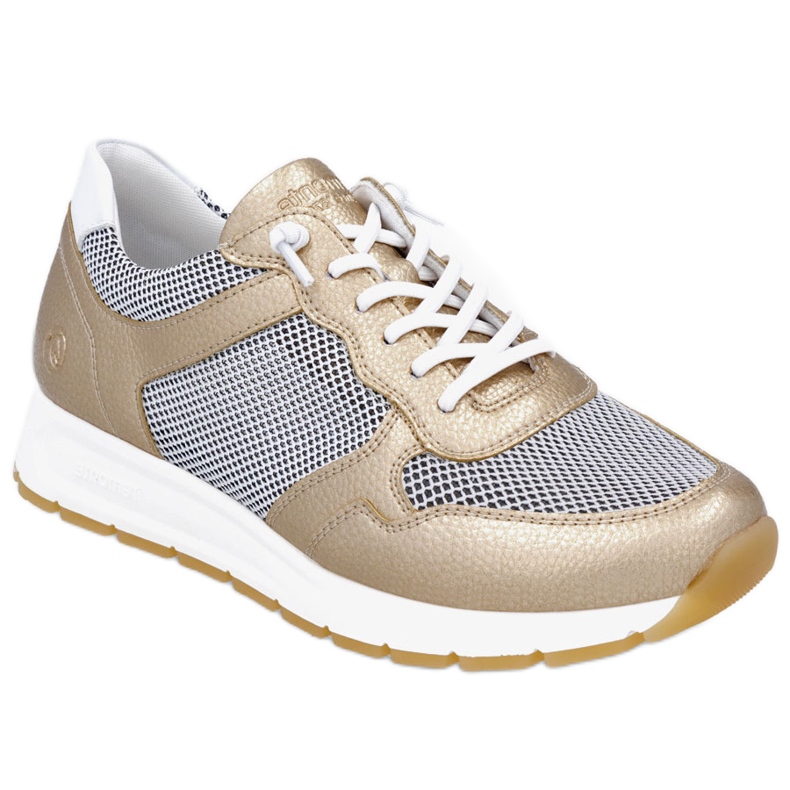 Leather Women's Sports Golden Remonte D2G03-90 Leather Women's Sports Golden Remonte D2G03-90