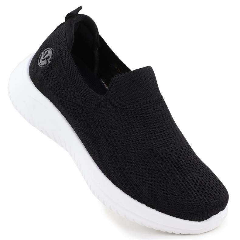 Women's sports shoes slipped black vinceza 17367