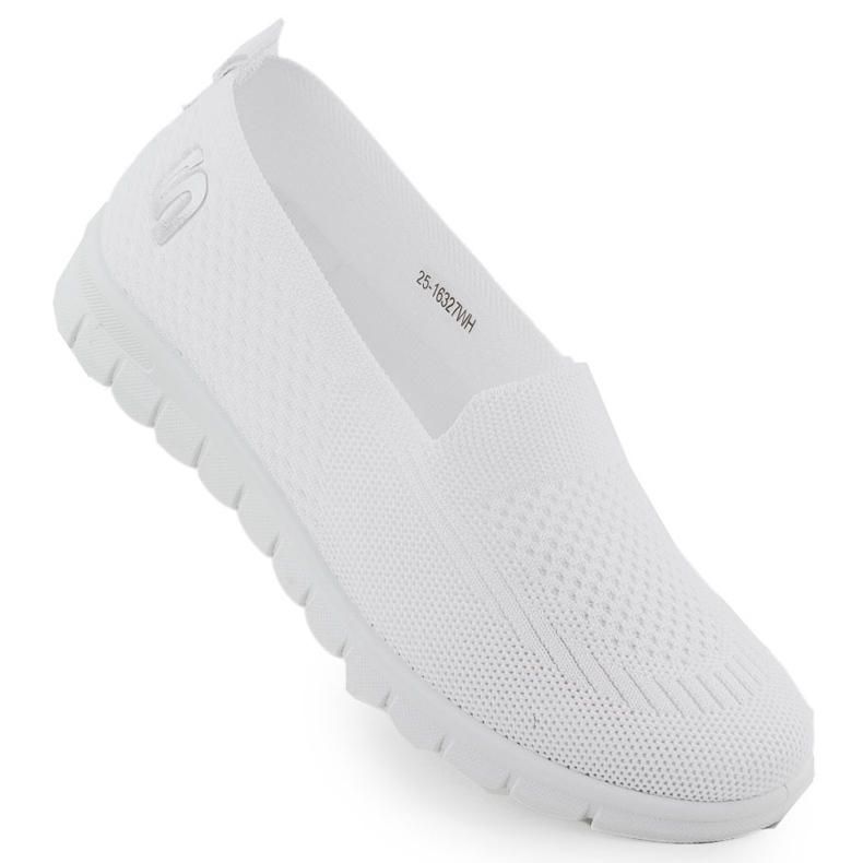 Women's sports shoes slipped white Potocki 16327 Women's sports shoes slipped white Potocki 16327