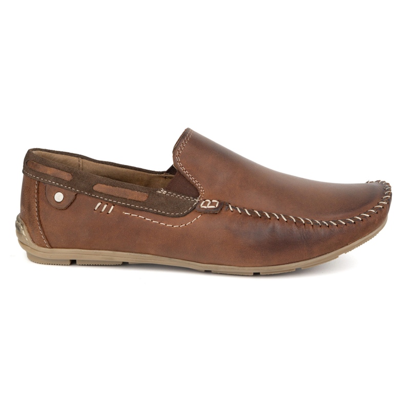 KOMODO Men's leather loafers 920/k/r brown KOMODO Men's leather loafers 920/k/r brown