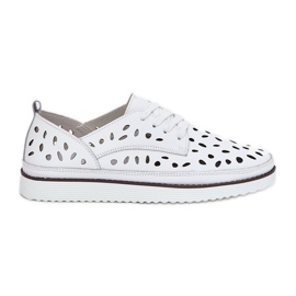 S.Barski Women's leather shoes S. Barski LR51-610 White S.Barski Women's leather shoes S. Barski LR51-610 White