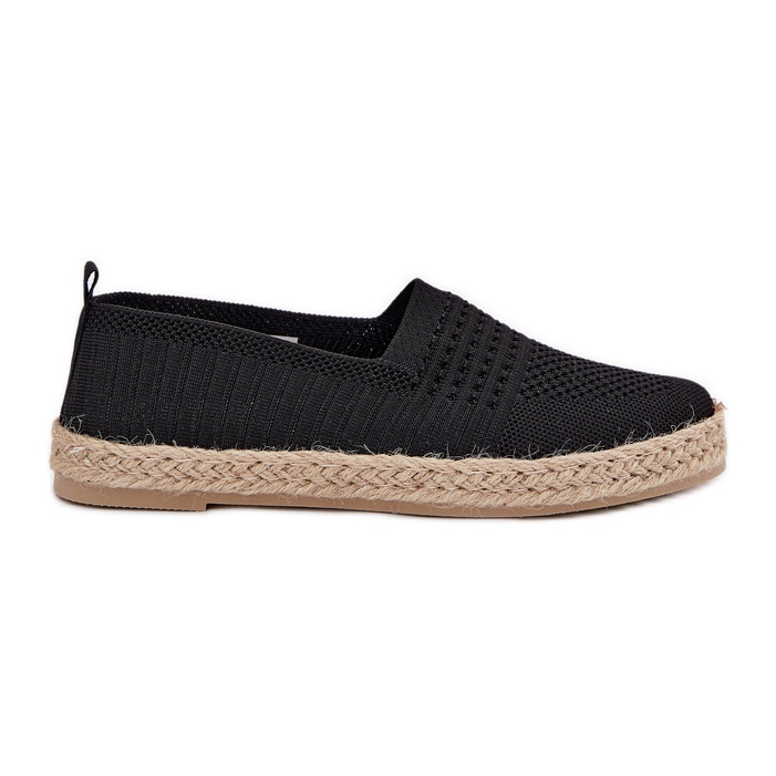 Women's espadrilles with Vinceza braid 13624 black