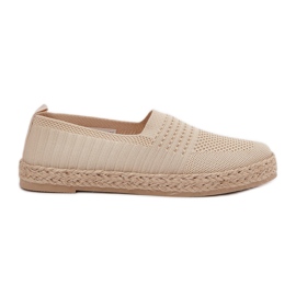Women's espadrilles with Vinceza 13624 beige braid