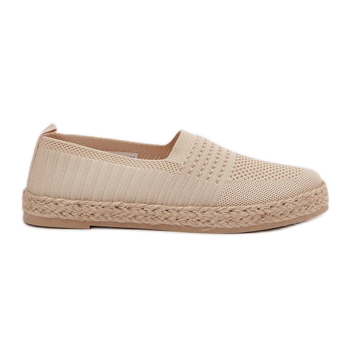 Women's espadrilles with Vinceza 13624 beige braid