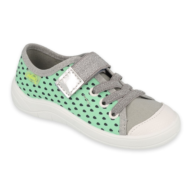 Befado children's sneakers 251X189 green-gray