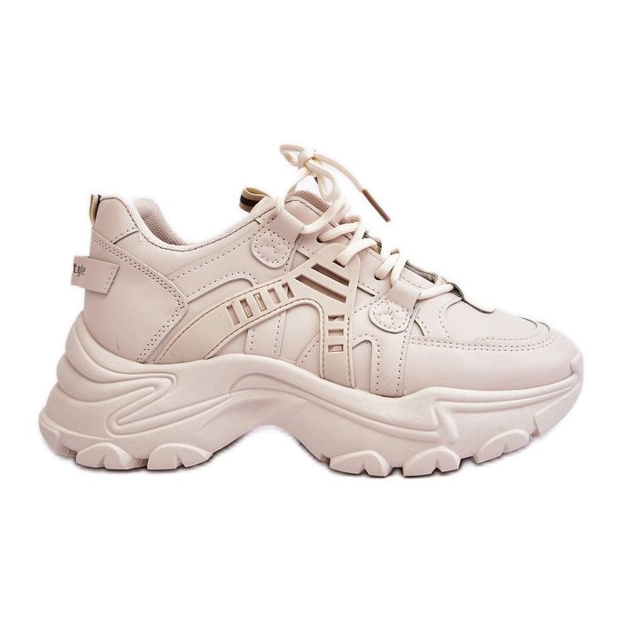 Evento Massive women's sports shoes sneakers beige
