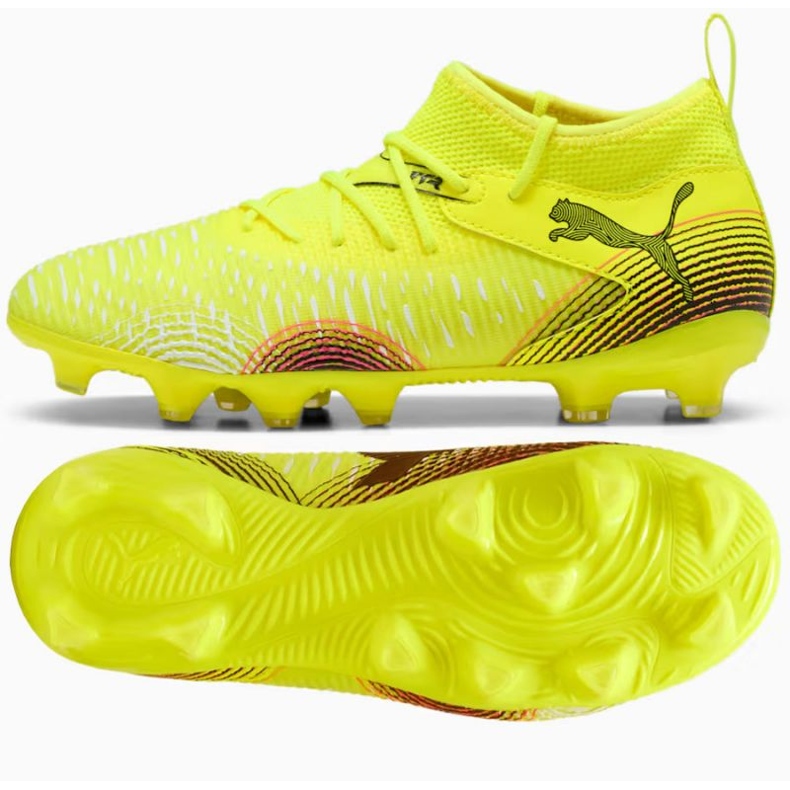 Puma Future 8 Match FG/AG 108143-03 football shoes yellow Puma Future 8 Match FG/AG 108143-03 football shoes yellow