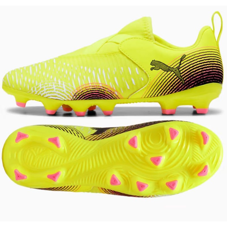 Puma Future 8 Match Ll Fg/AG JR 108285-03 football shoes yellow